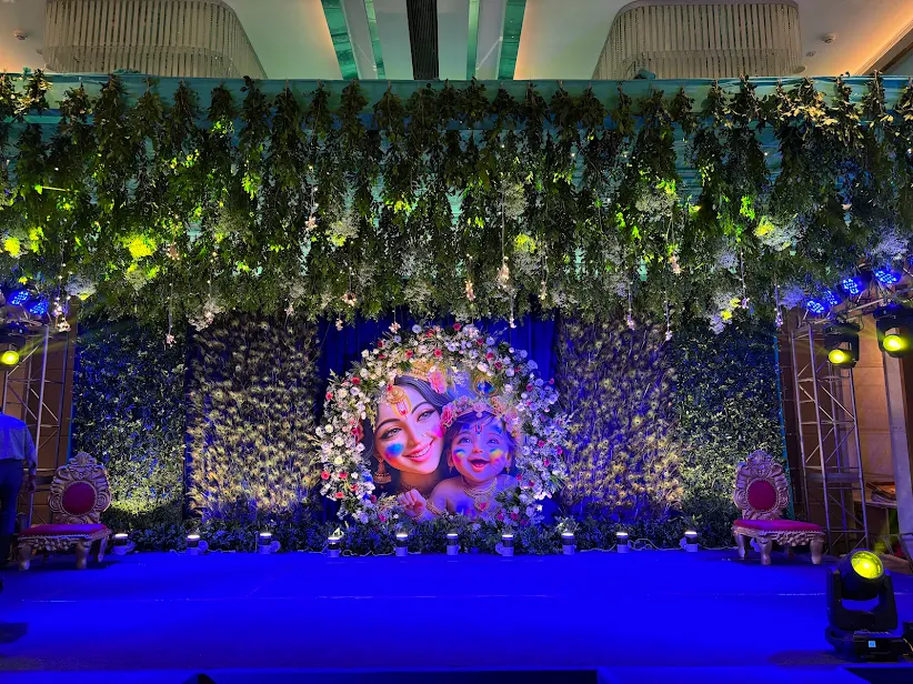 Authentic grand stage production with aluminum box truss and intelligent DMX lighting by The Event Enchanters Kolkata